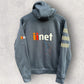 Hawthorn Hawks Adidas On Field Blue Pullover Hooded AFL Jumper