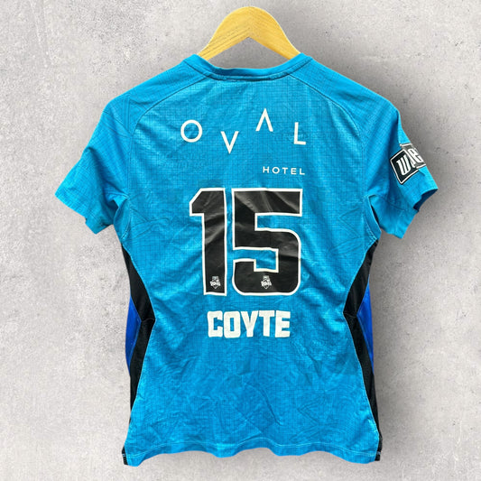 ADELAIDE STRIKERS NIKE WBBL MATCH WORN JERSEY SARAH COYTE