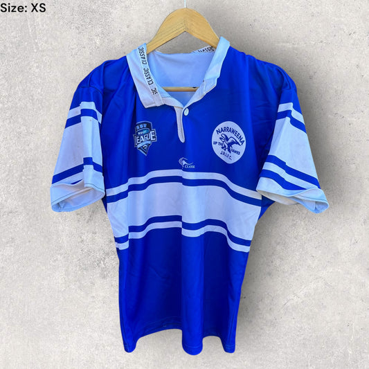 NARRAWEENA HAWKS NSWRL CLASSIC RUGBY LEAGUE MATCH JERSEY