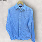 TOMMY HILFIGER BLUE LONG SLEEVE BUTTON UP SHIRT