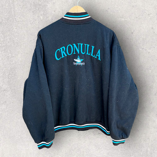 CRONULLA SHARKS VINTAGE BOMBER VIVID JACKET