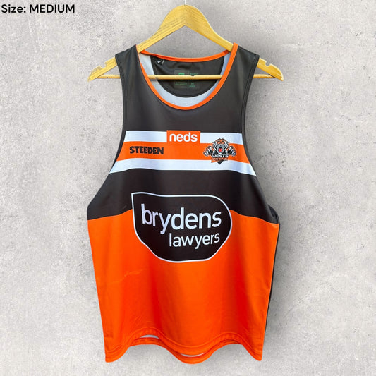WESTS TIGERS STEEDAN TRAINING SINGLET/TANK