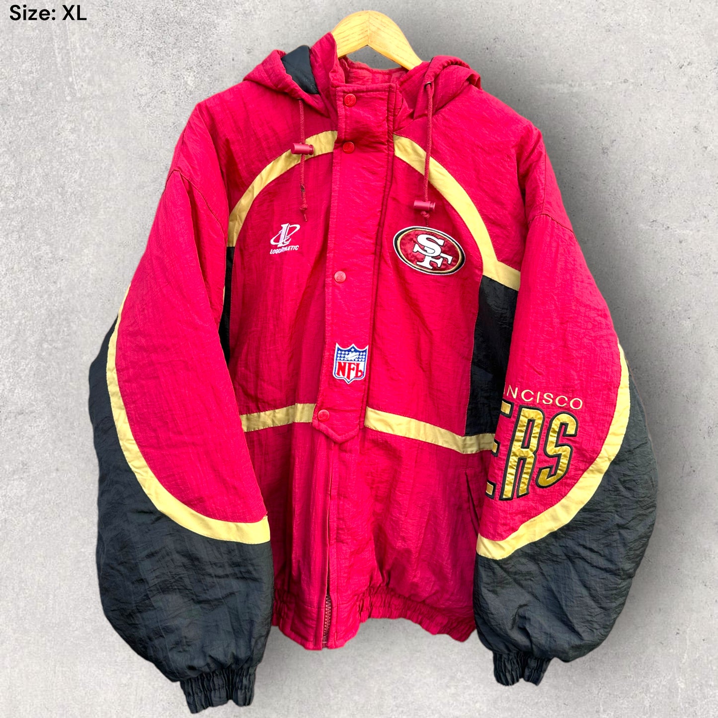 SAN FRANCISCO 49ERS VINTAGE PRO LINE BOMBER JACKET