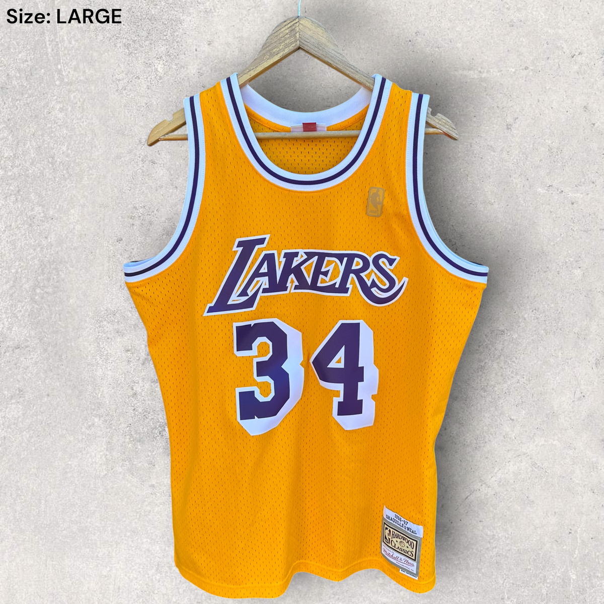 Shaquille O’Neal Los Angeles Lakers 1996-1997 Hardwood Classic Nba Jersey