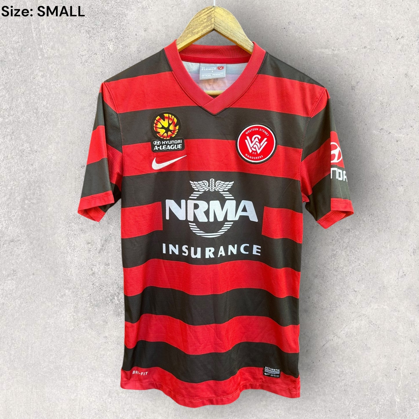 WESTERN SYDNEY WANDERERS NIKE 2013-2014 HOME JERSEY