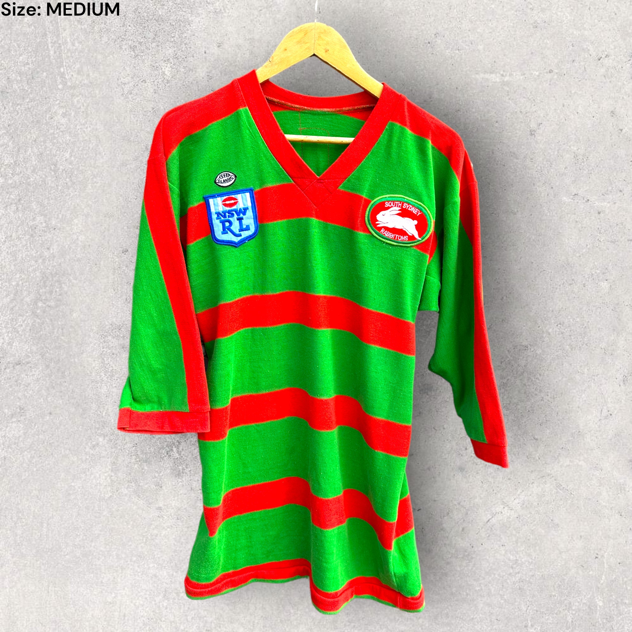 SOUTH SYDNEY RABBITOHS CLASSIC VINTAGE JERSEY – THRILLOFTHETHRIFT