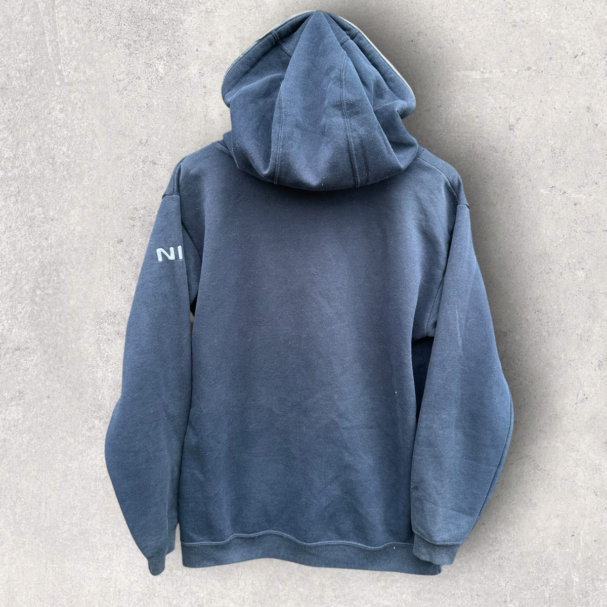 Nike Navy Blue Vintage Y2K Pullover Hooded Jumper