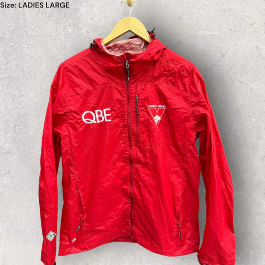 SYDNEY SWANS STORMTECH H2XGTREME WINDBREAKER JACKET