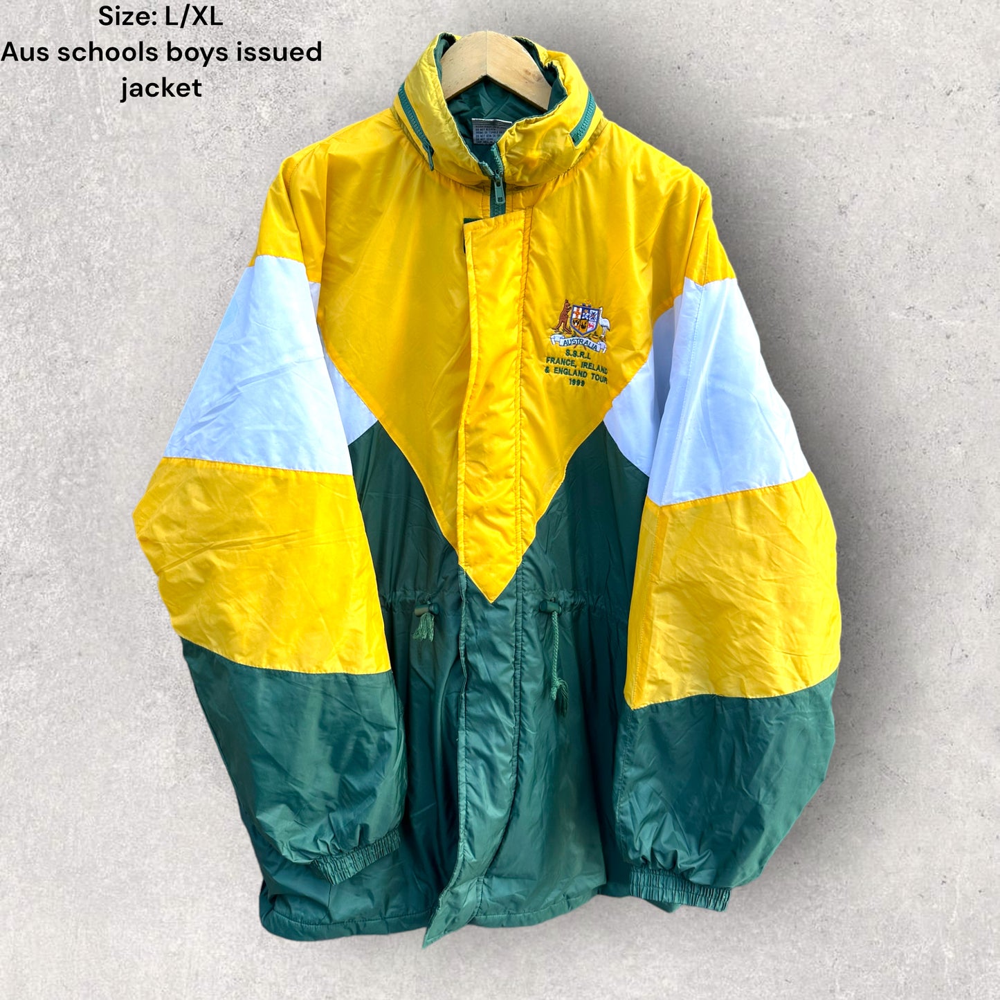 AUSTRALIAN SCHOOLBOYS RUGBY LEAGUE 1999 ISSUED JACKET