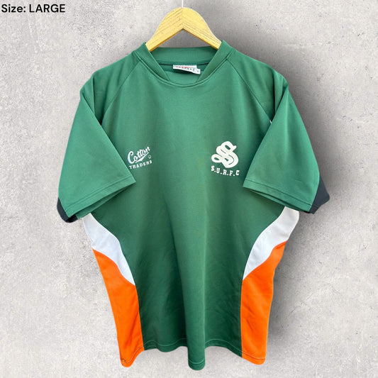 IRELAND DOMESTIC VINTAGE RUGBY UNION COTTON TRADERS MATCH JERSEY
