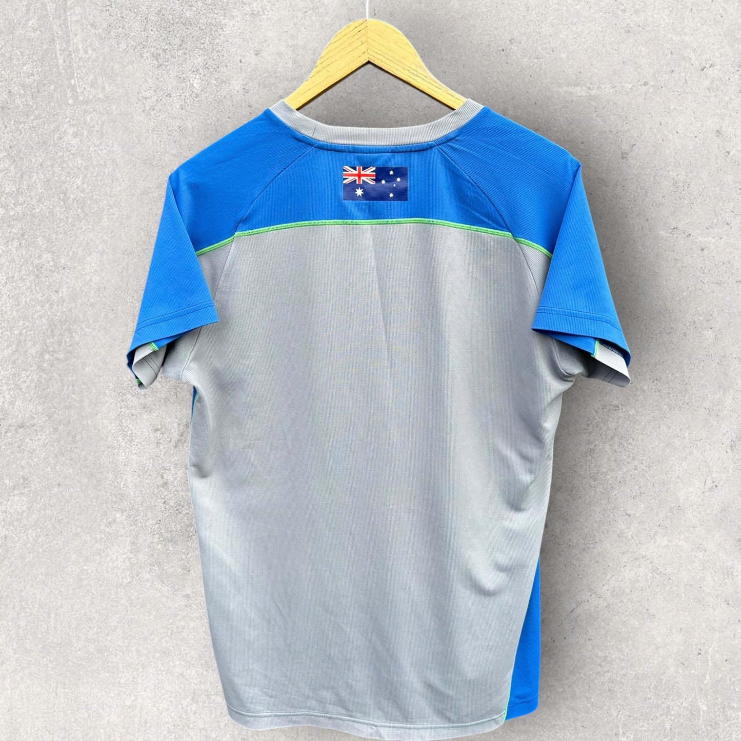 CRICKET AUSTRALIA ASICS BLUE TRAINING SHIRT