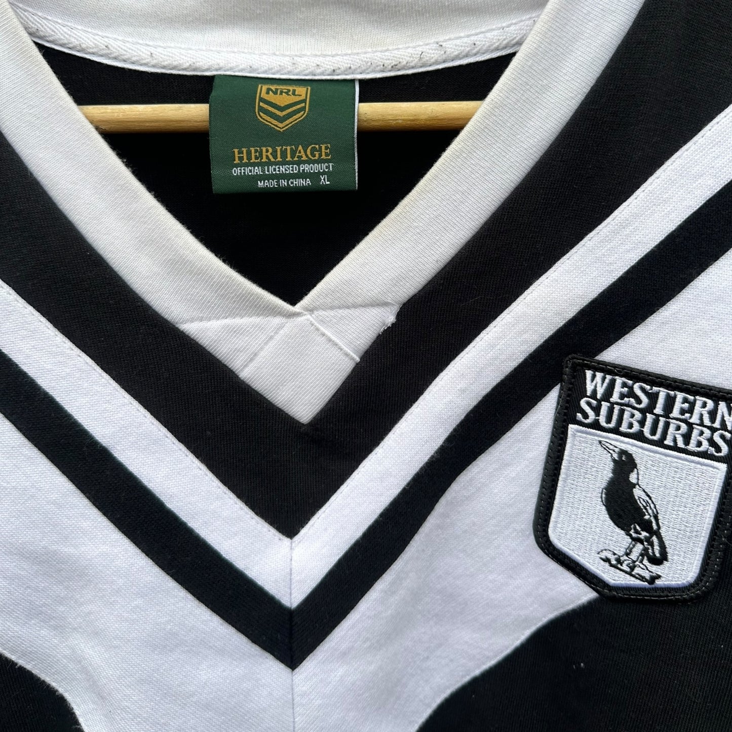 Western Suburbs Magpies Victa Heritage Rugby League Jersey