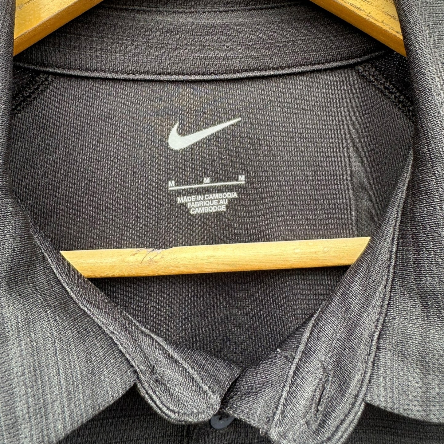 SYDNEY 6s NIKE BLACK MEDIA CRICKET POLO SHIRT