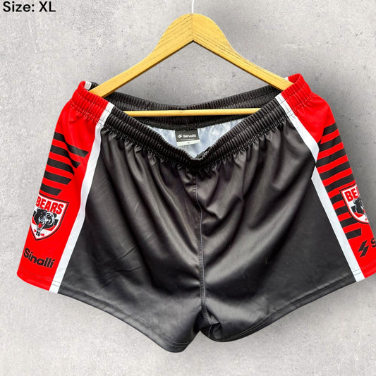 NORTH SYDNEY BEARS MATCH WORN SHORTS ISSUED TO BEN TALTY