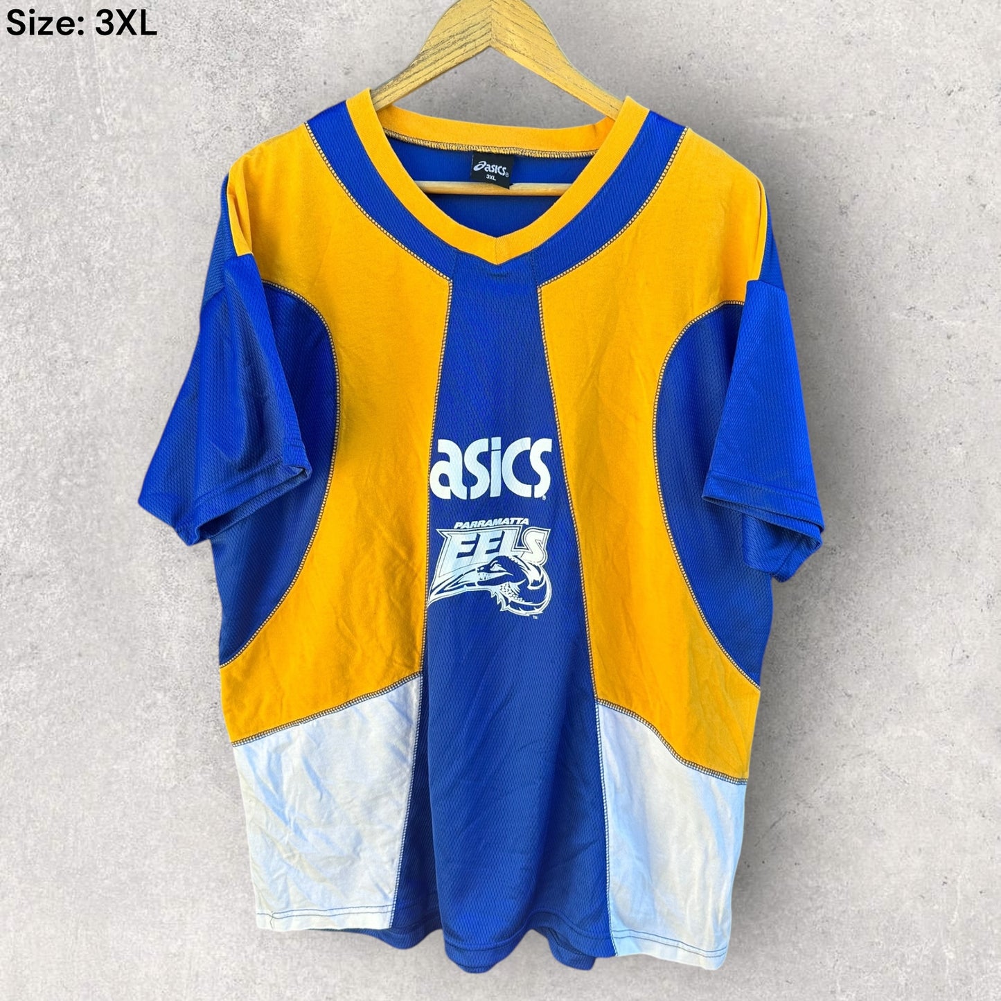 PARRAMATTA EELS ASICS VINTAGE NRL TRAINING SHIRT
