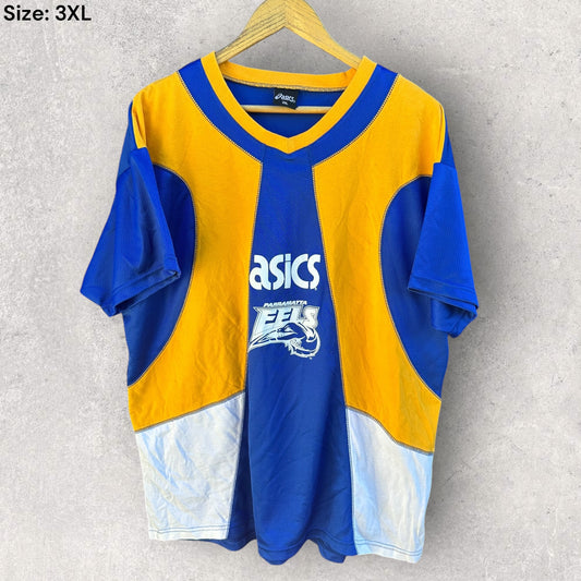 PARRAMATTA EELS ASICS VINTAGE NRL TRAINING SHIRT