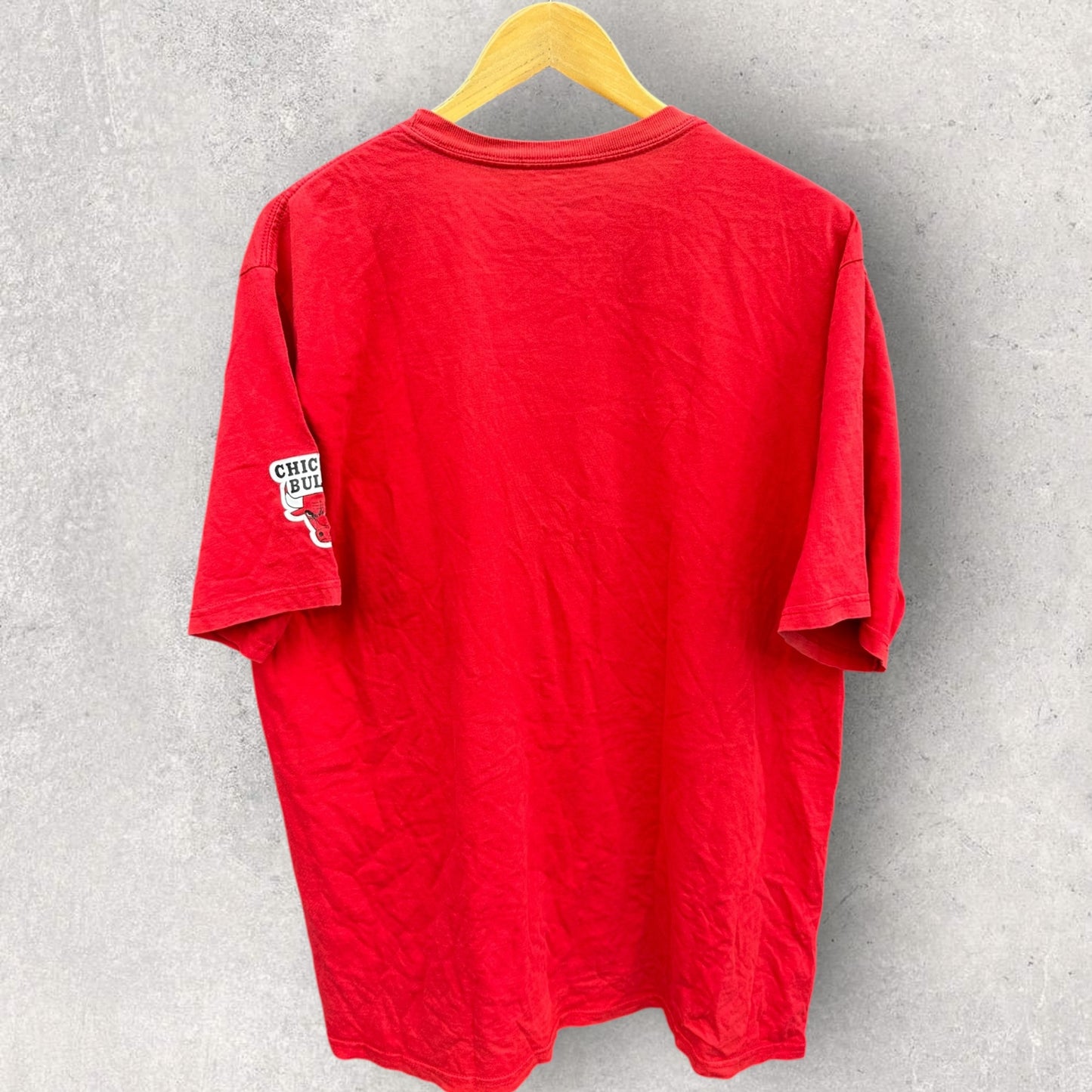 CHICAGO BULLS ADIDAS RED T-SHIRT