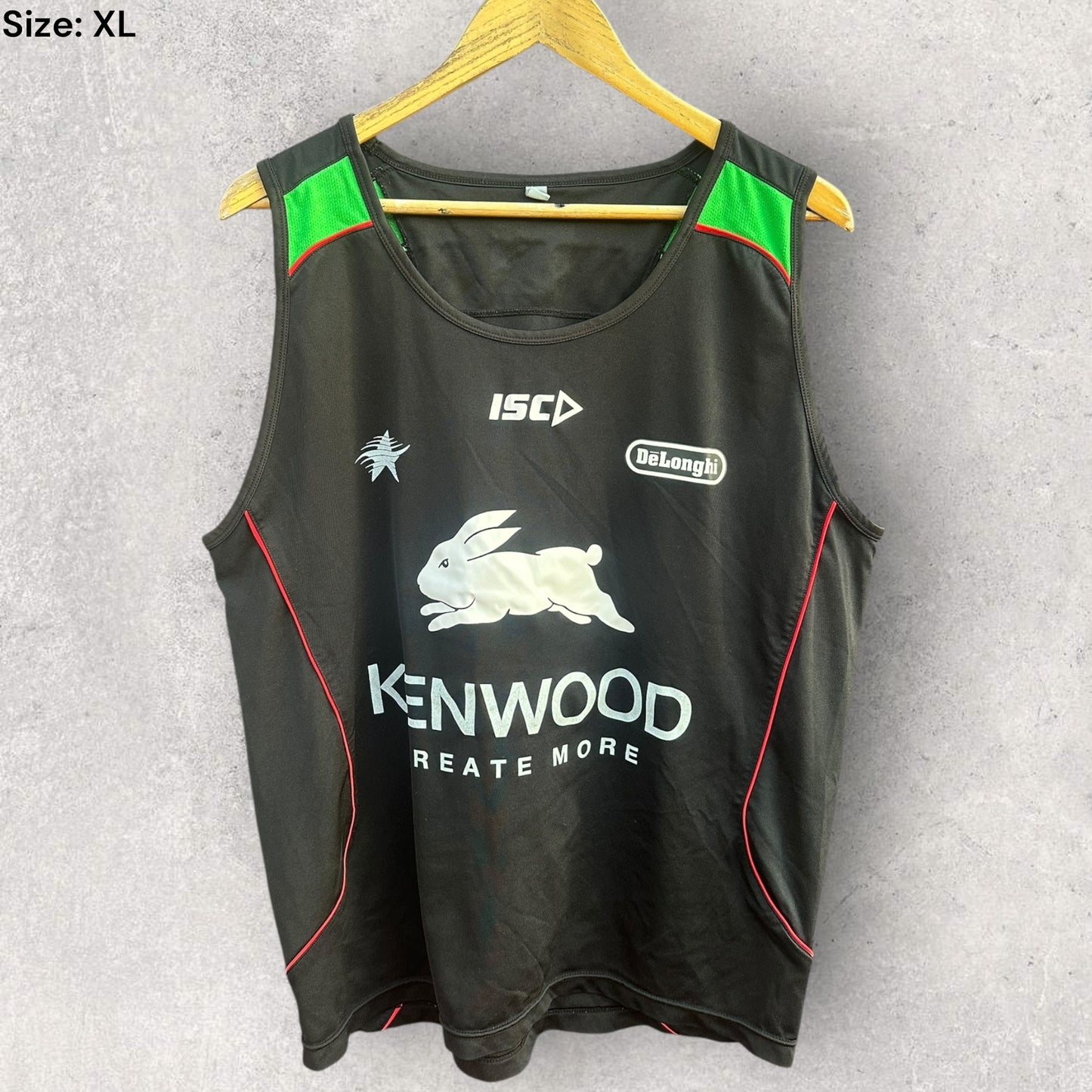 SOUTH SYDNEY RABBITOHS ISC TRAINING SINGLET