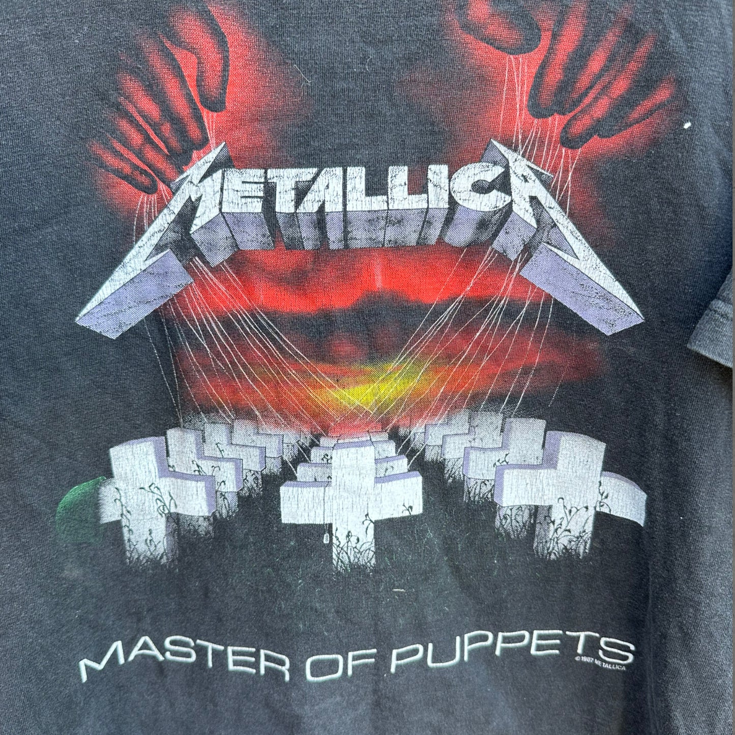 METALLICA 1987 MASTER OF PUPPETS VINTAGE BAND TOUR SHIRT