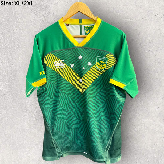 AUSTRALIAN KANGAROOS 2017 TRAINING PLAYER SPECIFIED JERSEY