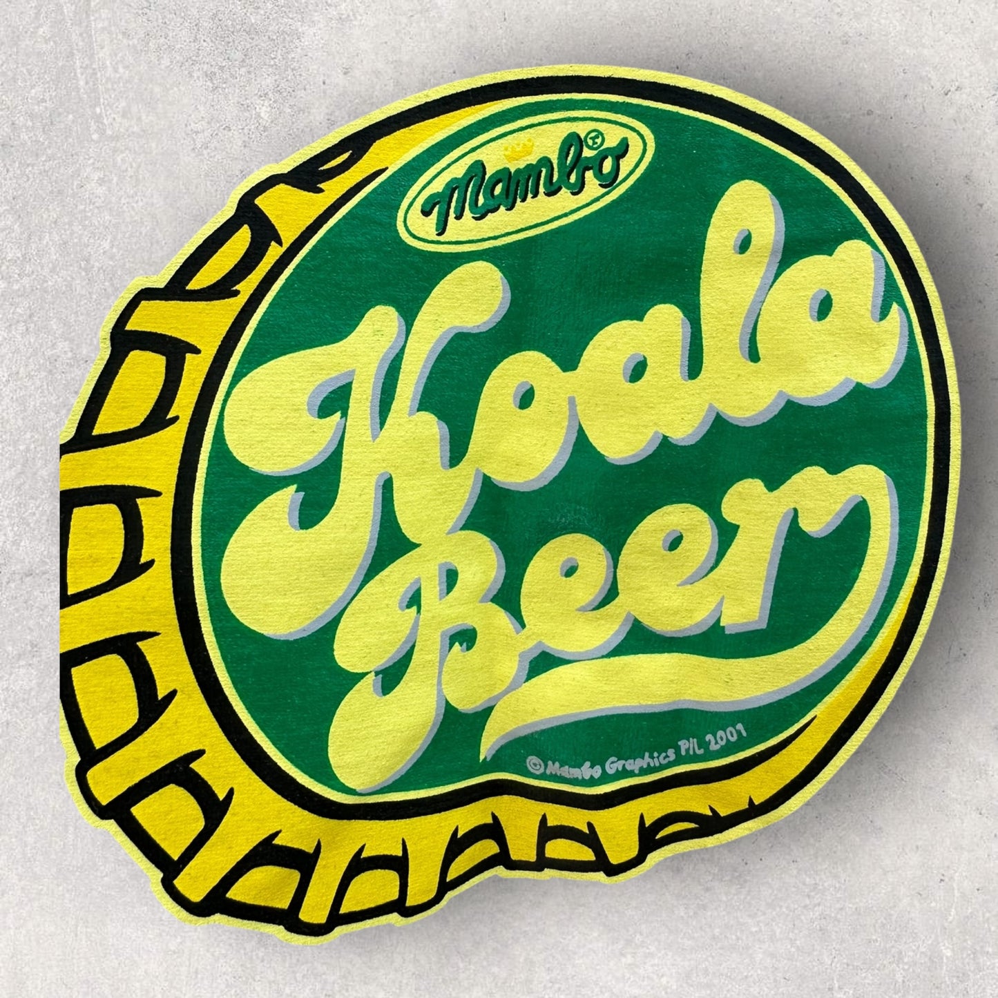 MAMBO GRAPHICS 2001 VINTAGE KOALA BEAR GREY SHIRT