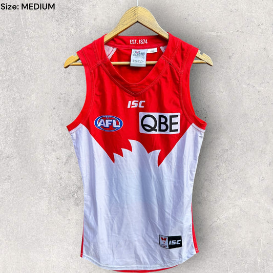 SYDNEY SWANS ISC PLAYER CUT GUERNSEY AFL