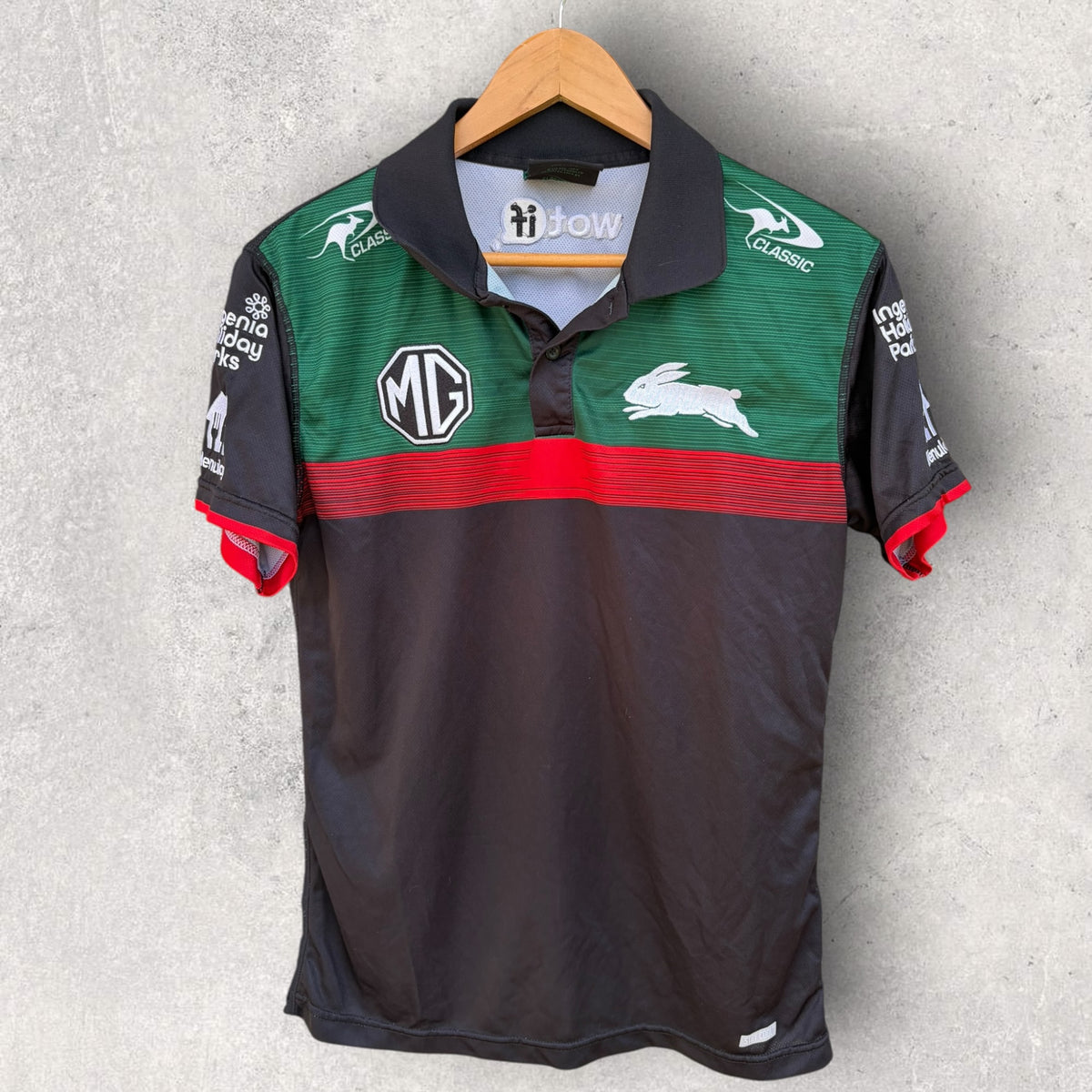 South Sydney Rabbitohs Classic Media Polo NRL Shirt