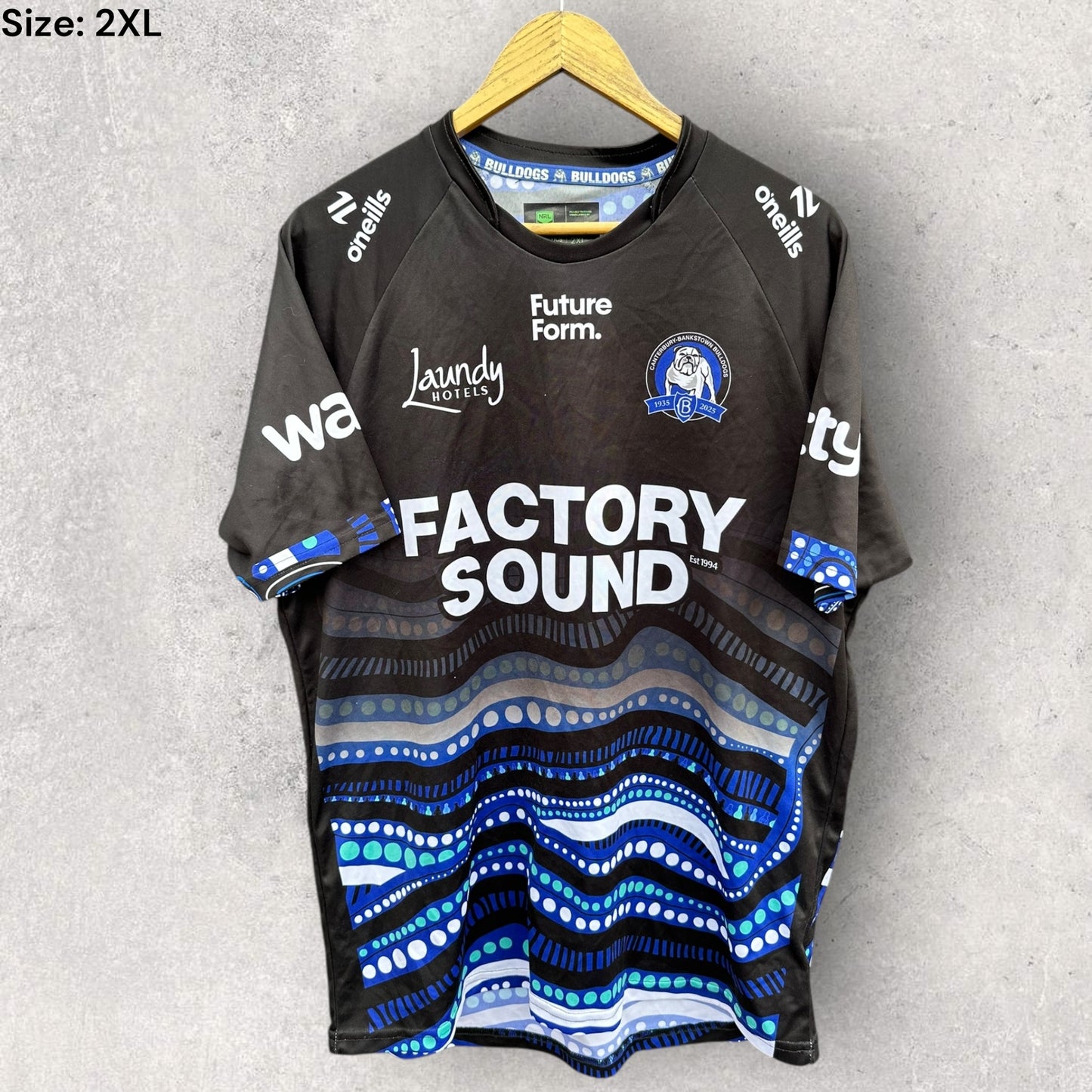 CANTERBURY BULLDOGS 2025 INDIGENOUS TRAINING SHIRT