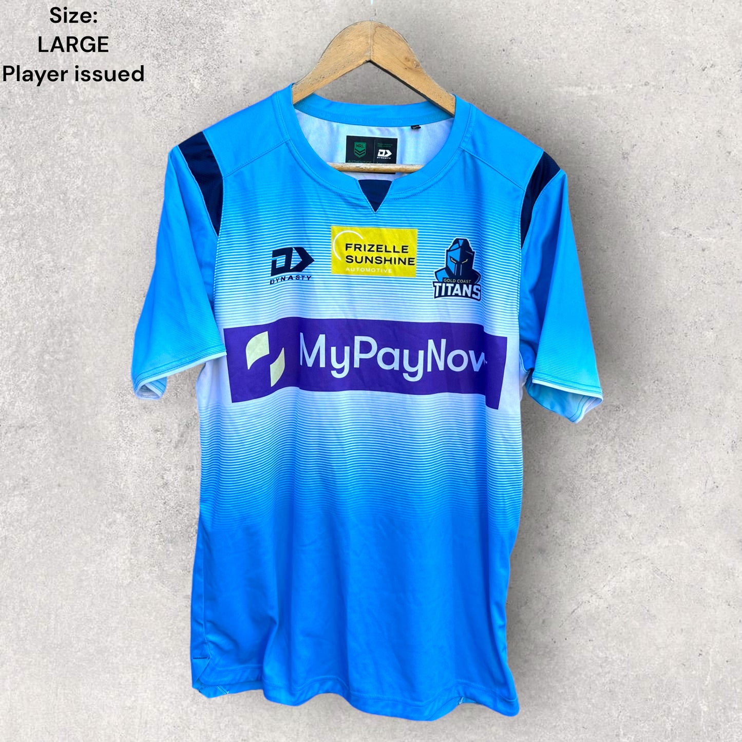 GOLD COAST TITANS PLAYER ISSUED TRAINING SHIRT