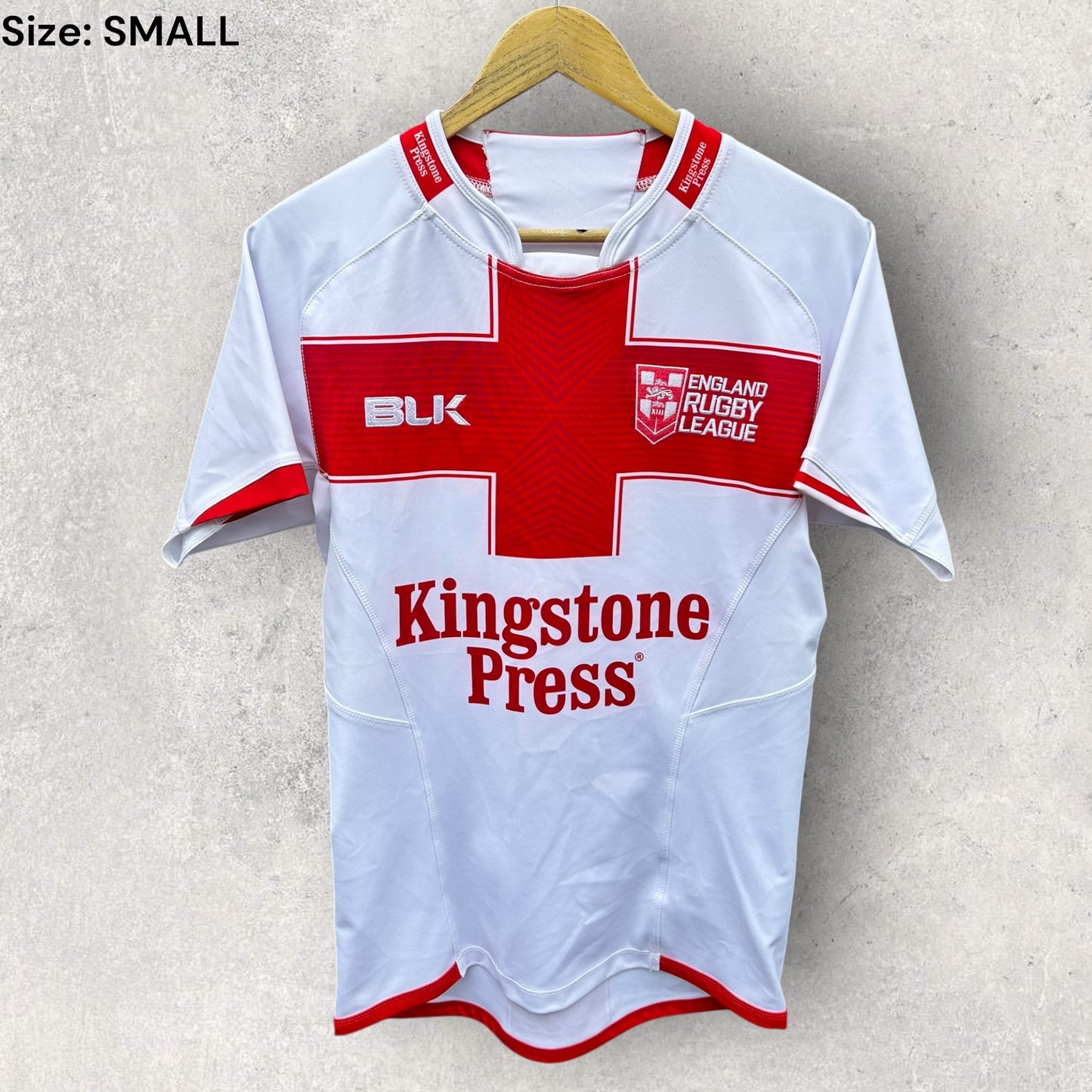 England Rugby League 2016 BLK Player Cut GPS Jersey