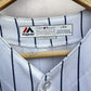 NEW YORK YANKEES MAJESTIC WHITE PINSTRIPPED MLB JERSEY