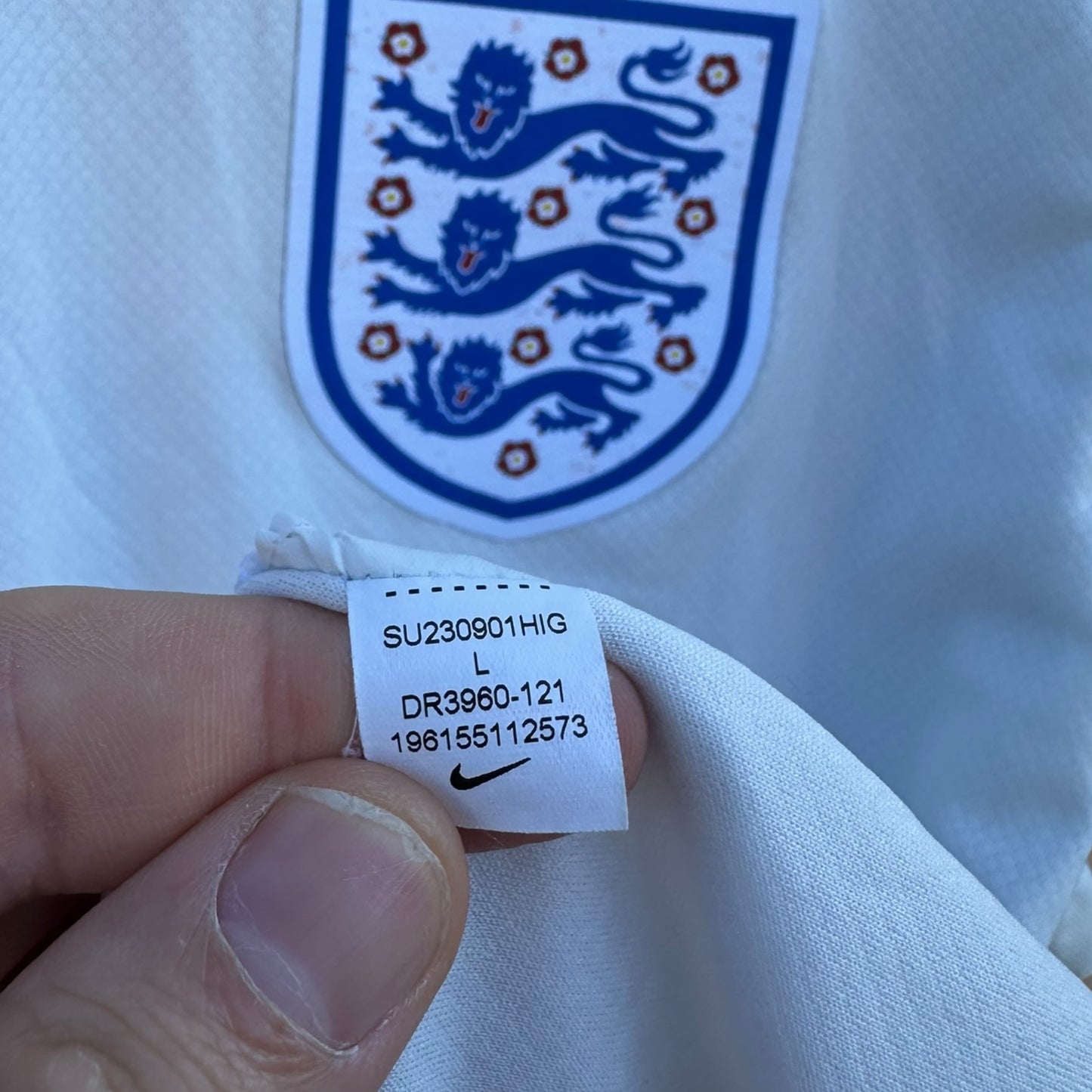 ENGLAND NIKE 2023 HOME FOOTBALL JERSEY