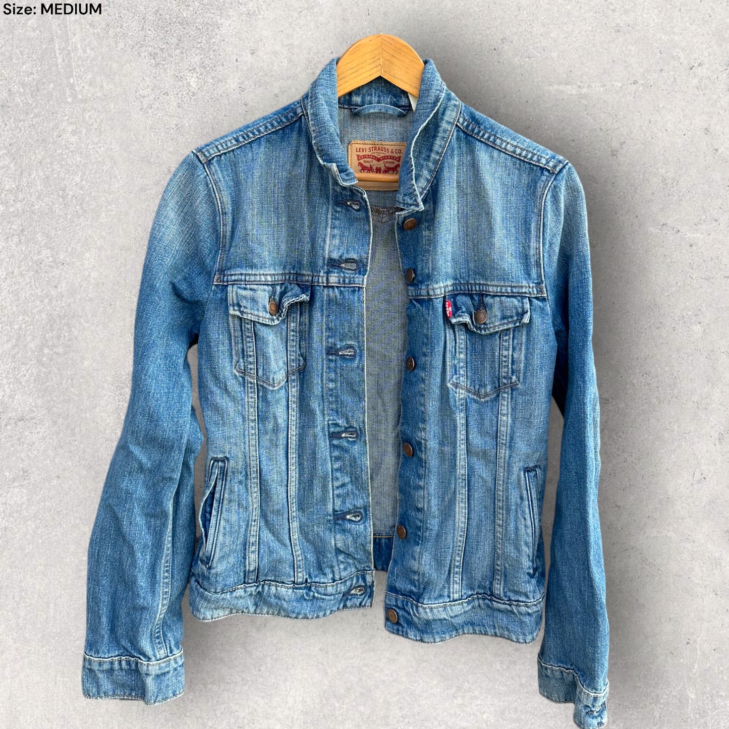 LEVI STRAUSS DENIM BLUE LADIES JACKET