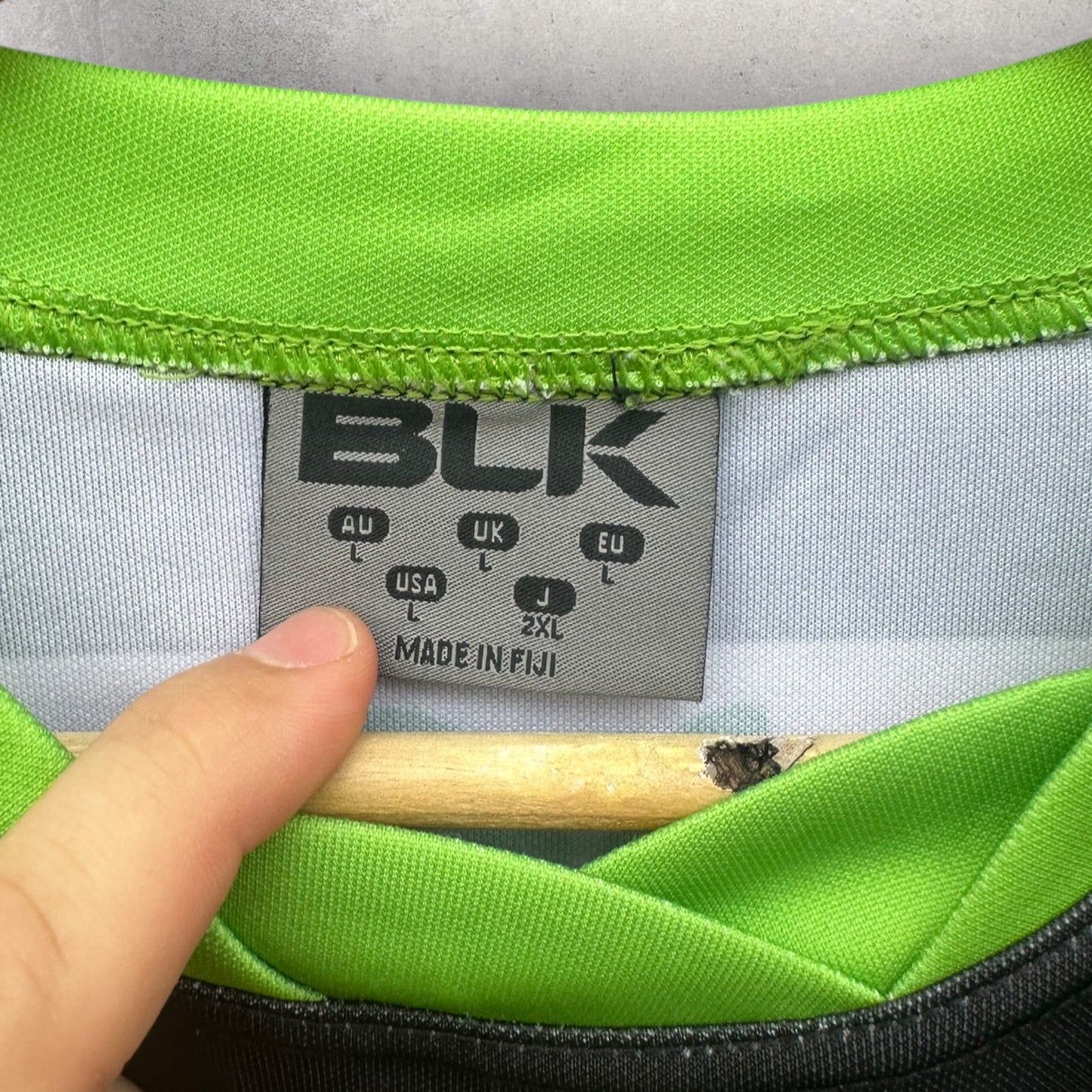 TWEED COAST RAIDERS BLK RUGBY LEAGUE MATCH WORN JERSEY