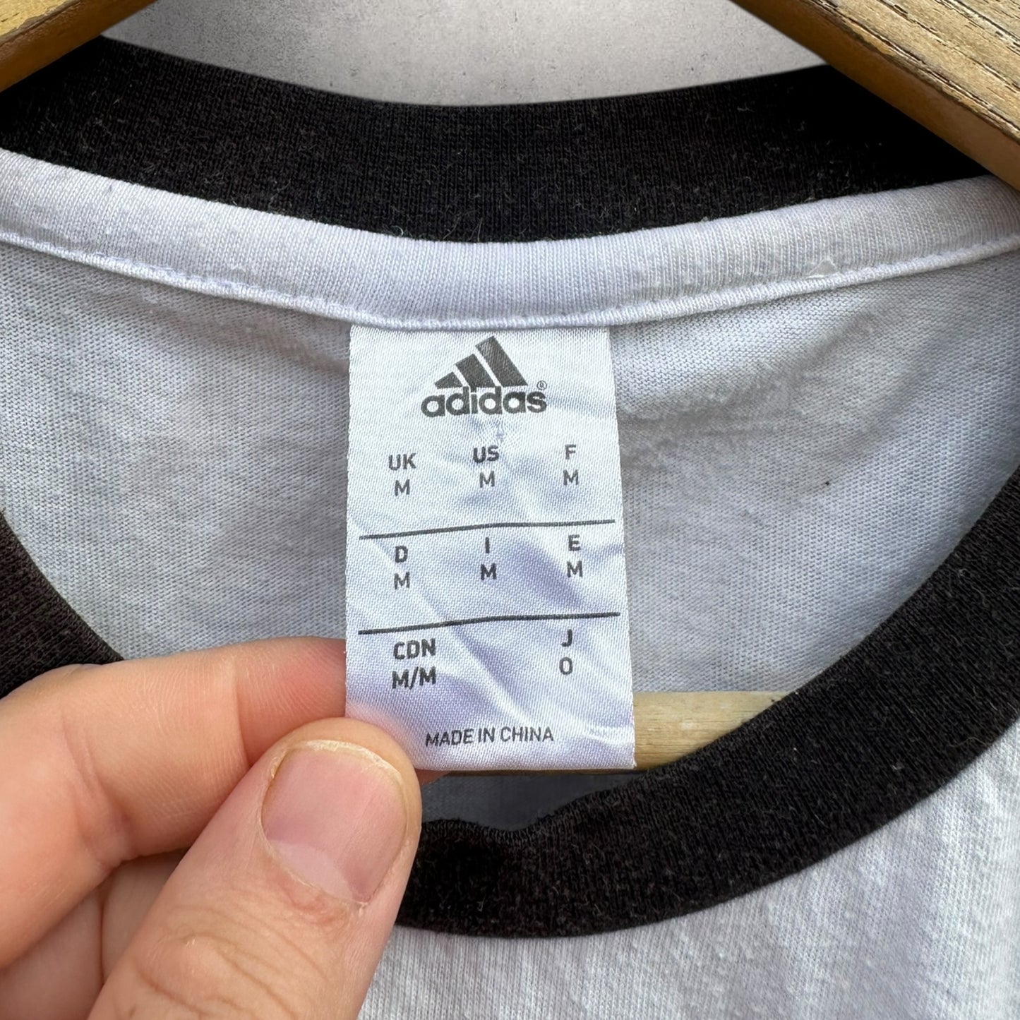 GERMANY ADIDAS WHITE COTTON FOOTBALL SHIRT