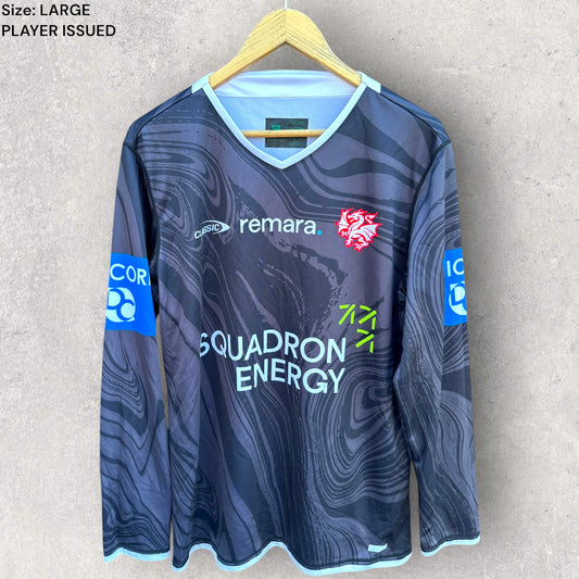 ST GEORGE ILLAWARRA DRAGONS 2025 LONG SLEEVE PLAYER TRAINING SHIRT ISSUED TO MICHAEL MOLO