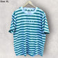 GUESS GREEN & WHITE STRIPPED SHORT SLEEVE SHIRT