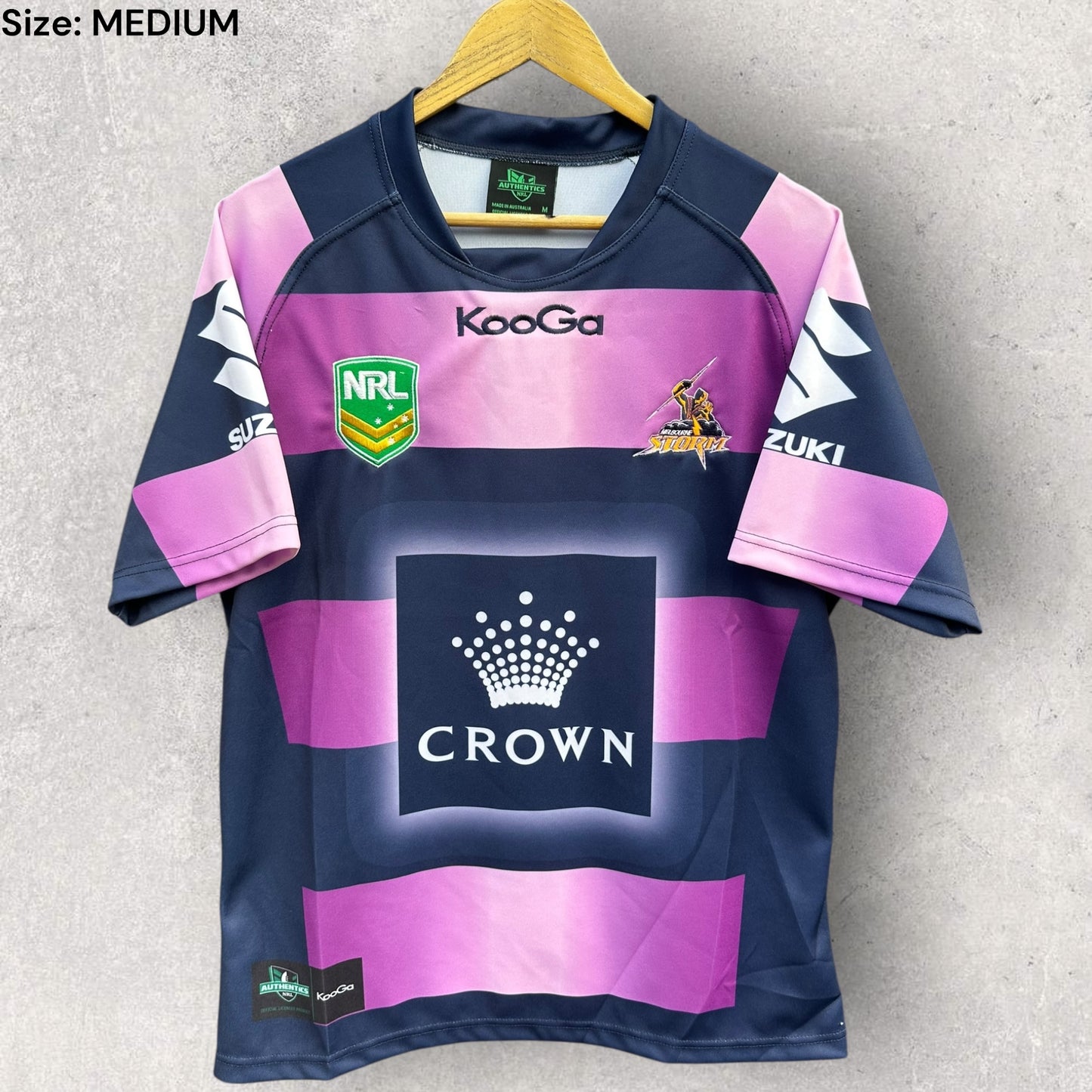 MELBOURNE STORM 2013 WOMEN IN LEAGUE RUGBY LEAGUE JERSEY
