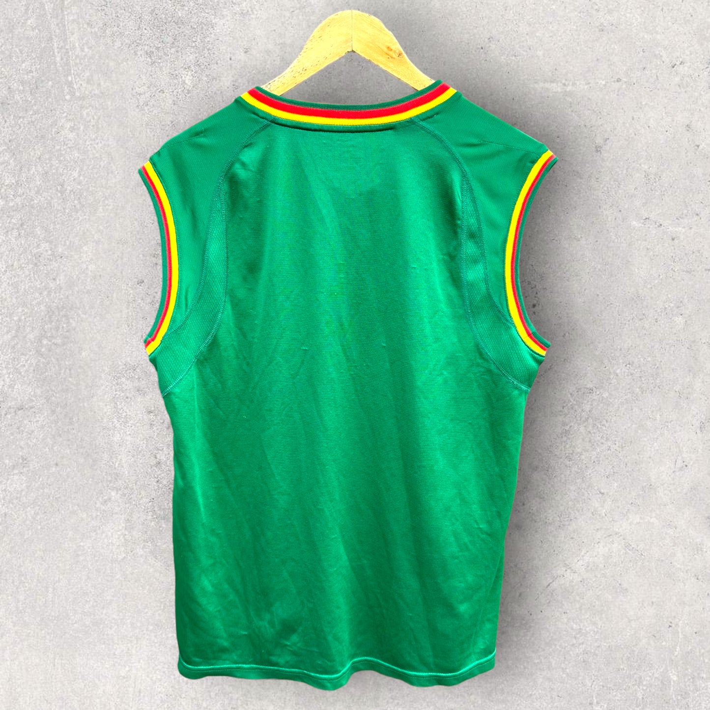 CAMEROON 2002 SLEEVELESS HOME JERSEY ULTRA RARE