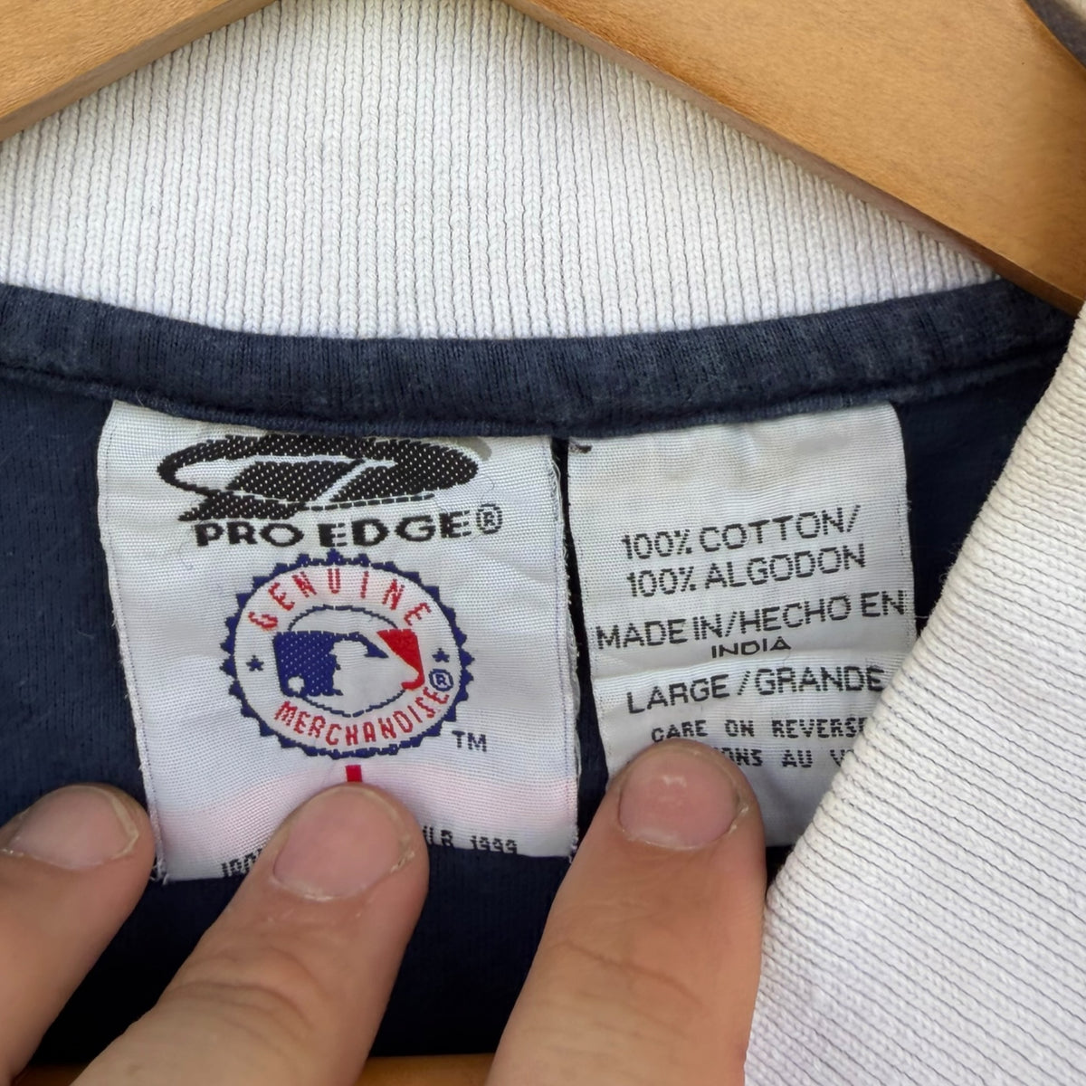 New York Yankees Pro Edge Vintage MLB Baseball Blue Polo Shirt