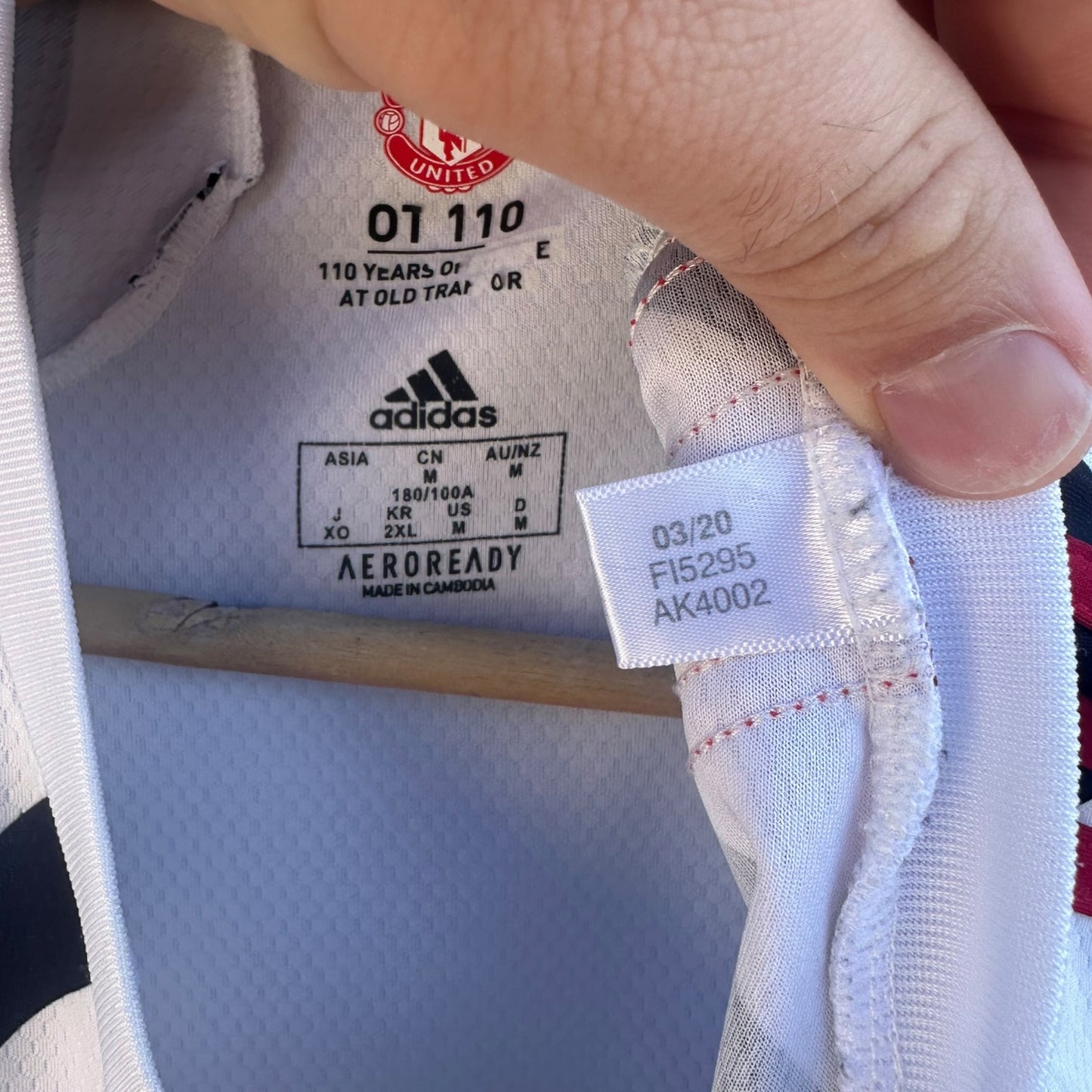 Manchester United 2020-2021 Adidas Third White Football Jersey