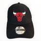 Chicago Bulls New Era Black Baseball Cap Hat