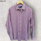 RALPH LAUREN POLO BUTTON UP LONG SLEEVE RED/WHITE/BLUE CHECKERED SHIRT