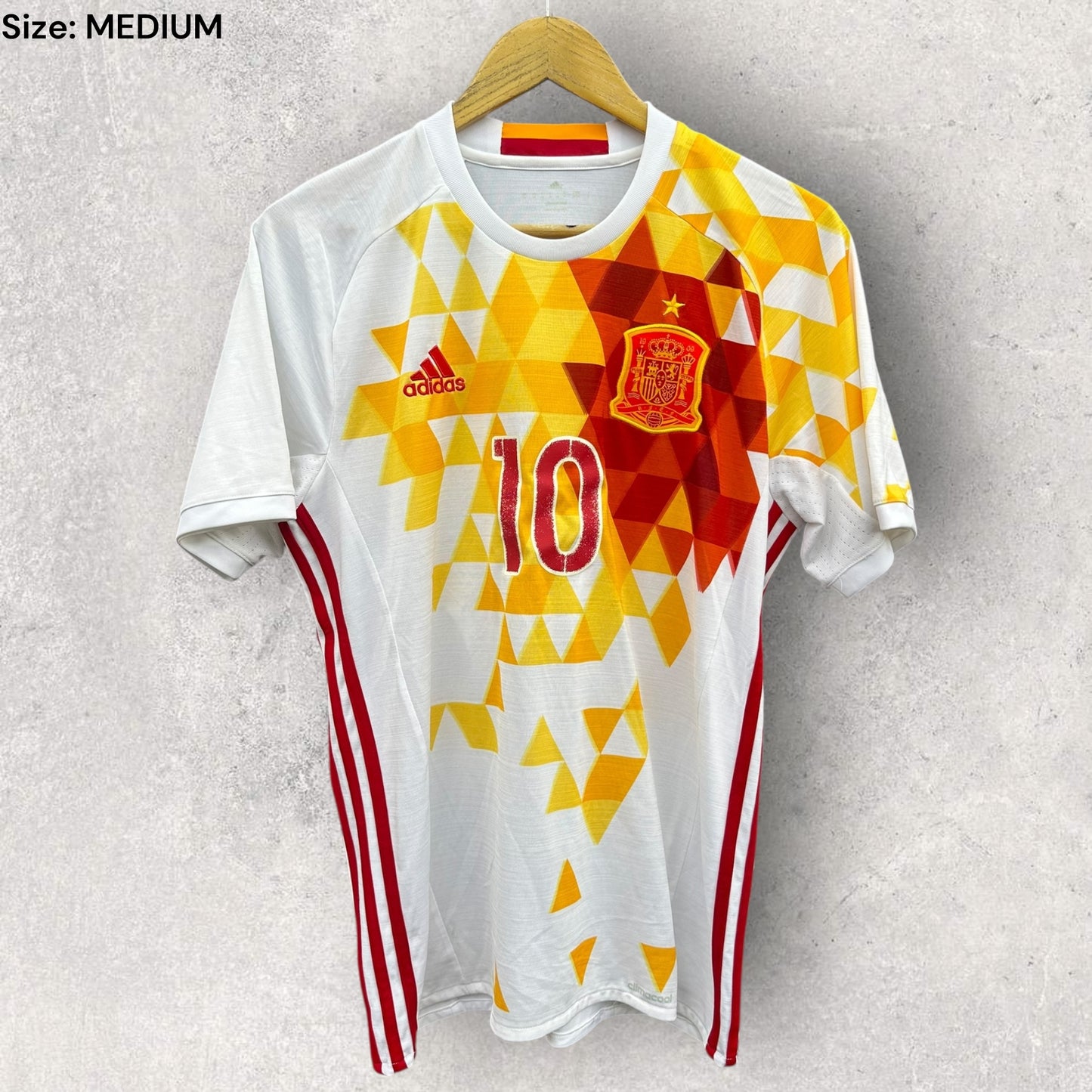 SPAIN 2016 AWAY ADIDAS FOOTBALL JERSEY