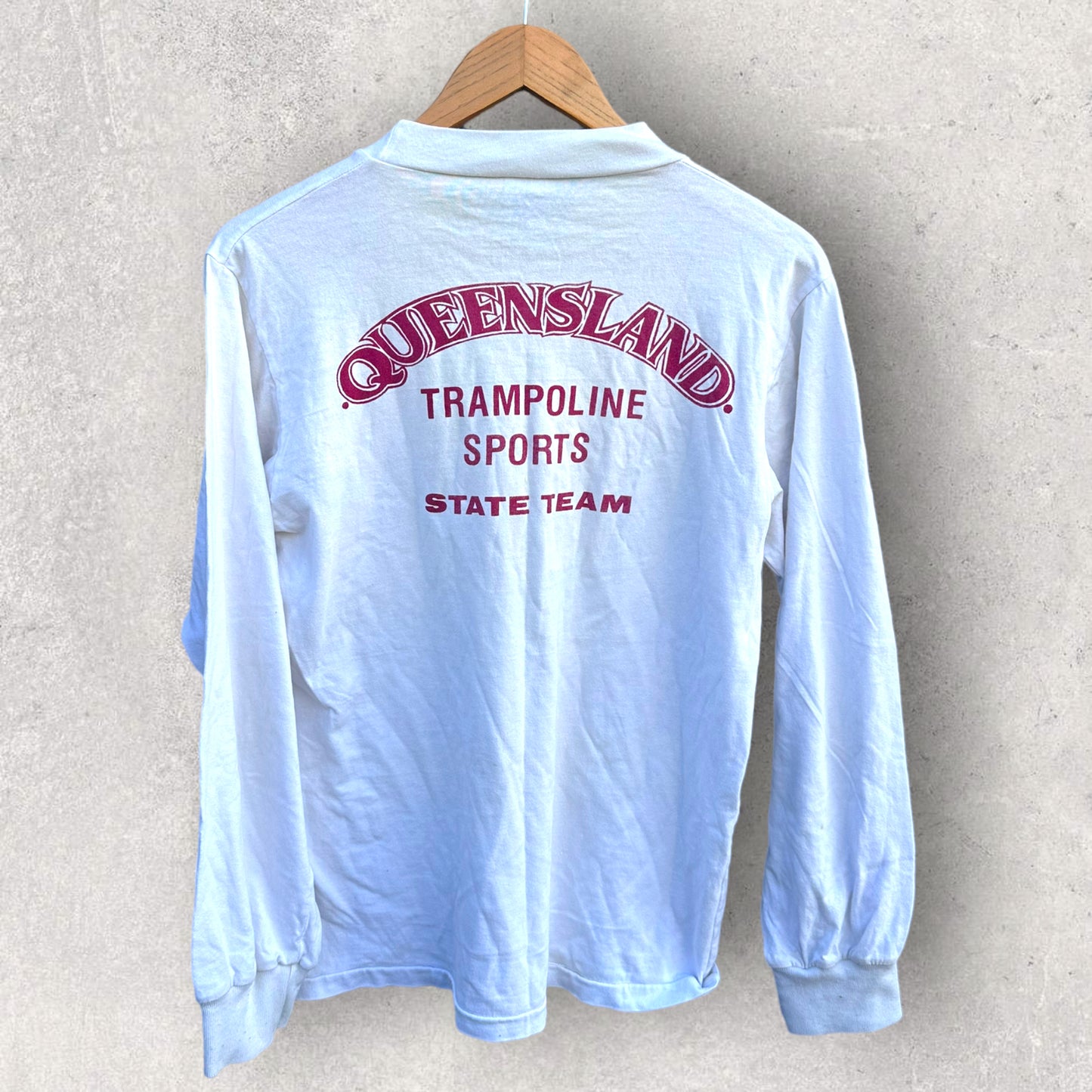 QUEENSLAND 1992 STATE TRAMPOLINE TEAM VINTAGE T-SHIRT