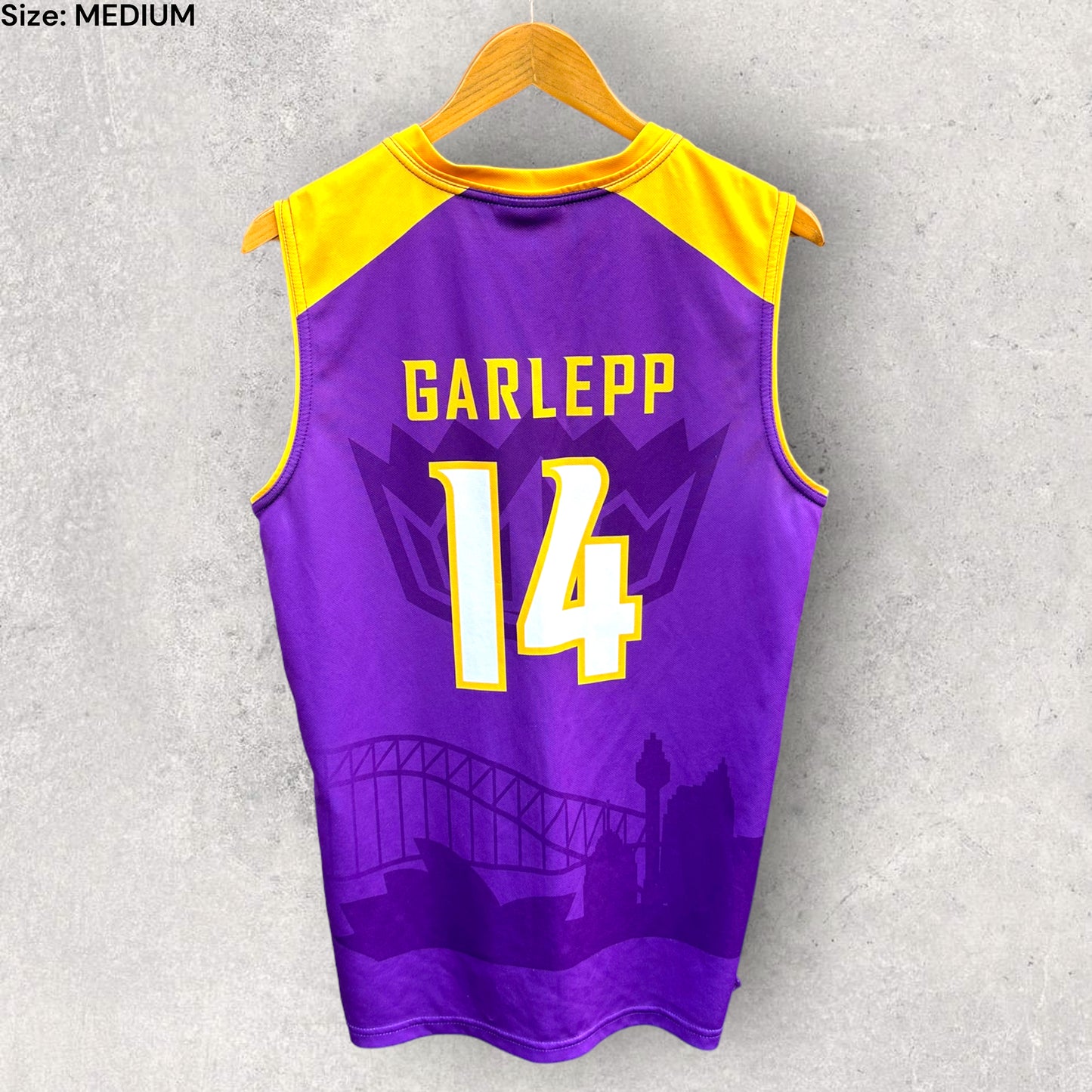 TOM GARLEPP SYDNEY KINGS ISC NBL JERSEY