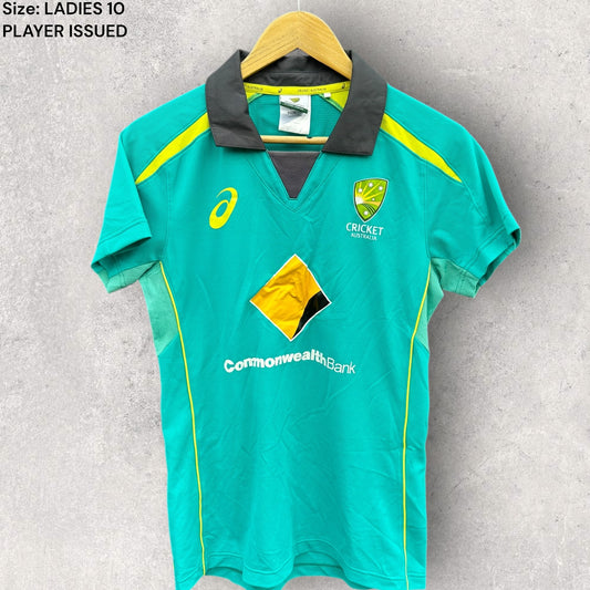 CRICKET AUSTRALIA PLAYER ISSUED ASICS TRAINING SHIRT AJ WELLINGTON