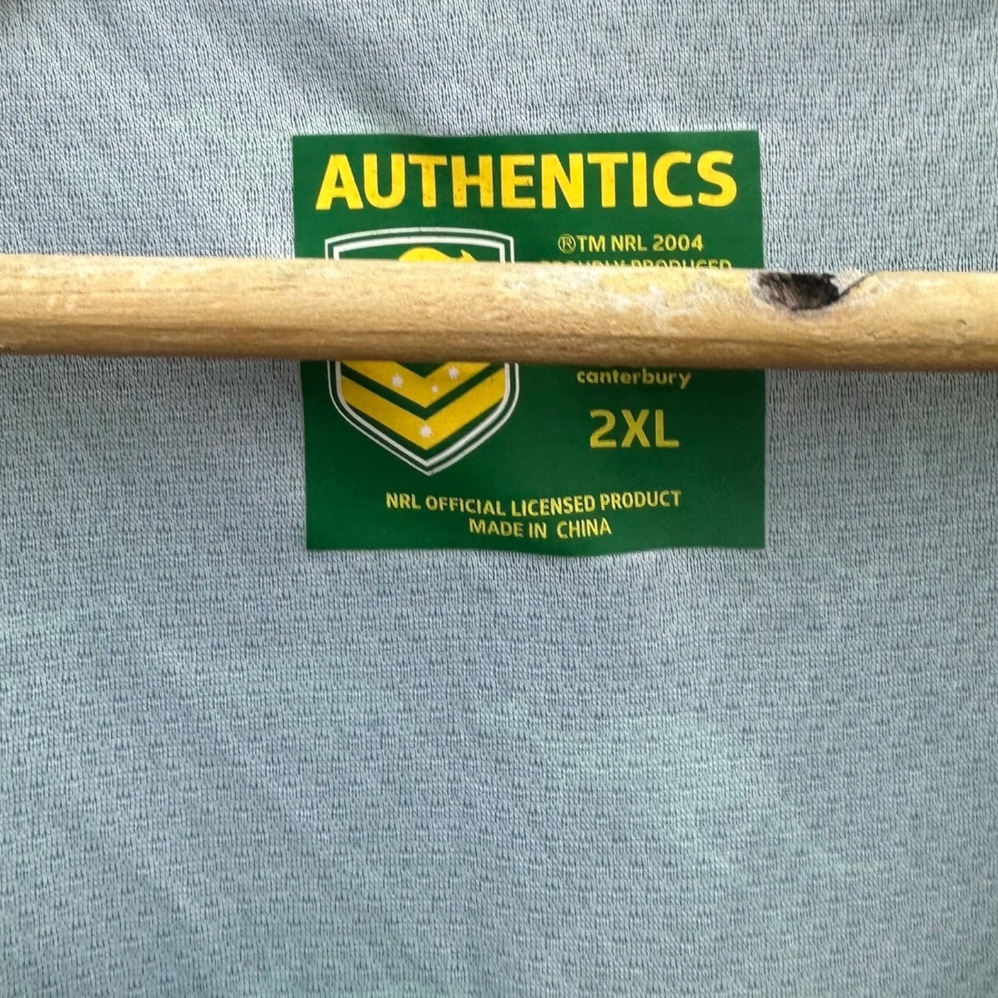Aaron Woods Australian Kangaroos #793 Canterbury Training Singlet Player Worn