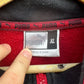 Puma Pullover Chest Zip Red Vintage Fleece Jumper