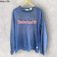 TIMBERLAND VINTAGE BLUE CREW NECK JUMPER